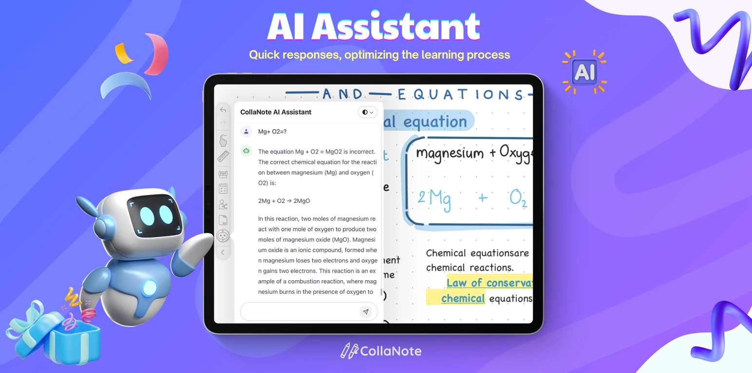 The AI Assistant summarising a document