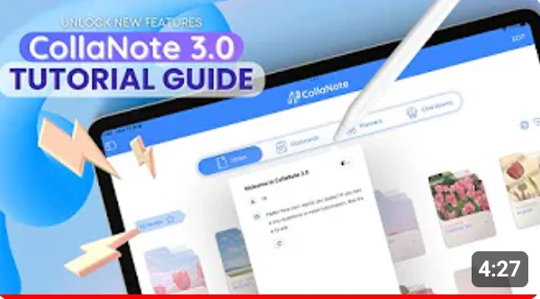 CollaNote 3.0 tutorial guide